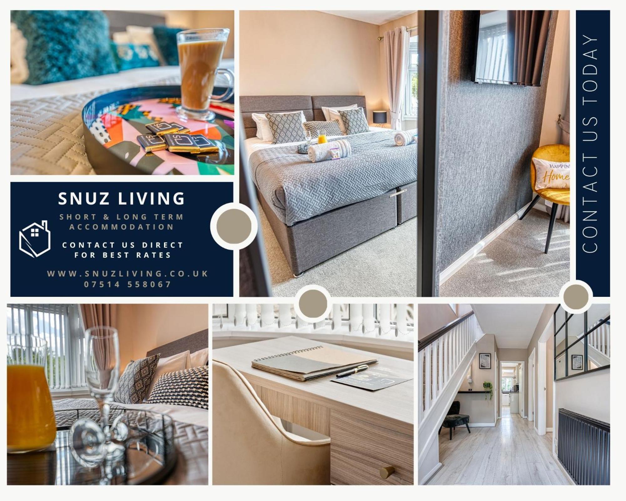 Elegant 5 Bed House - Sleeps 9, Central Solihull, Nec, Jlr, Hs2, Resorts World, Airport Business And Leisure Stays, ห้อง รูปภาพ